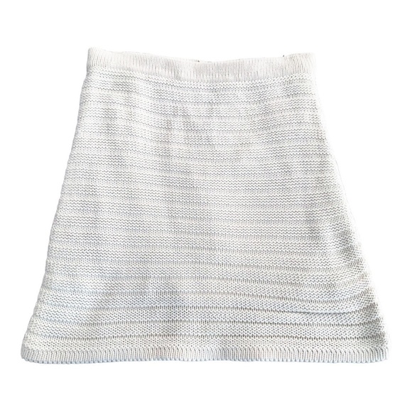 𝅺MADEWELL Wallace Cream Ribbed Knit Sweater Skirt - Picture 2 of 6